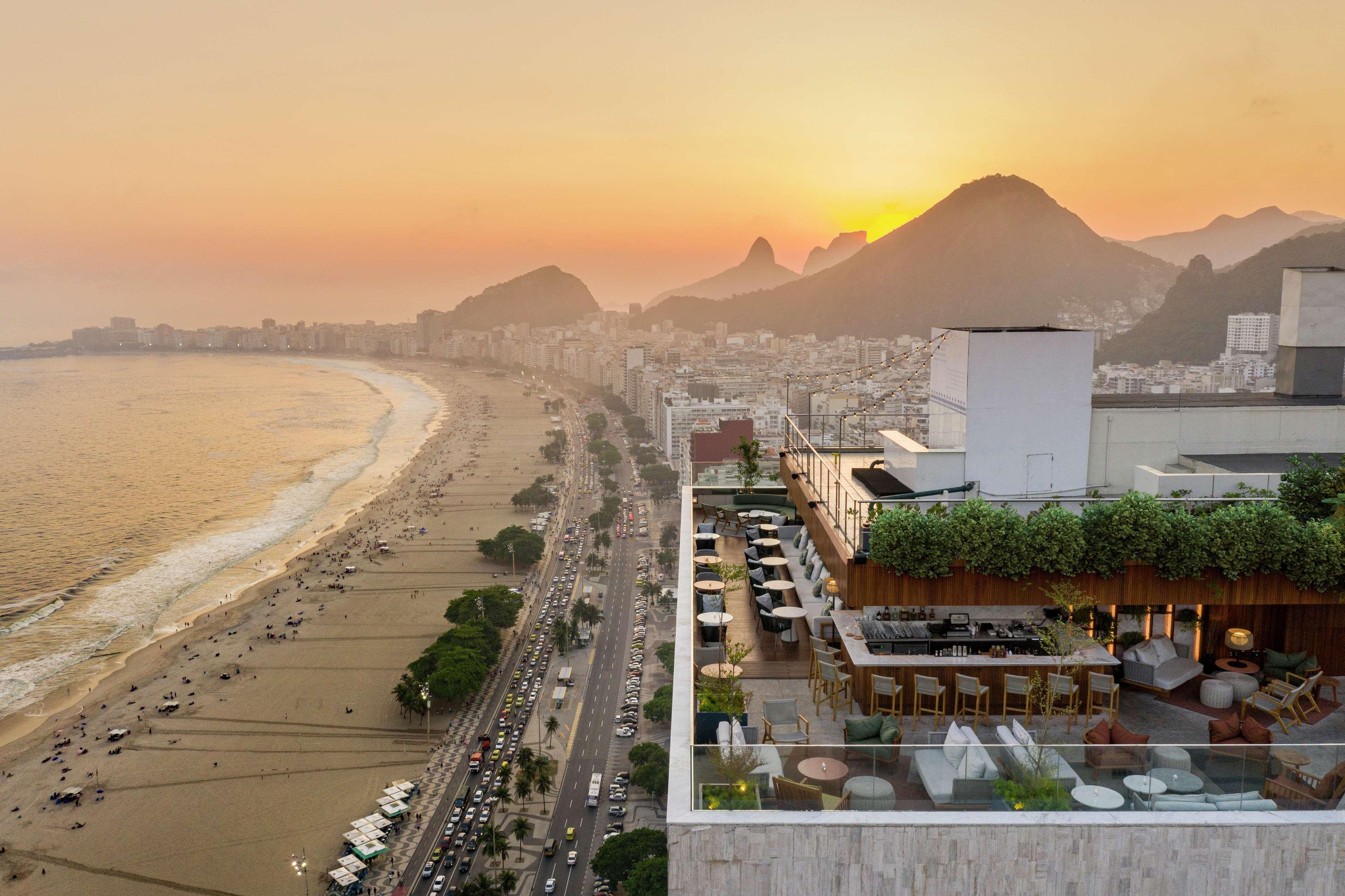 Hilton Copacabana Rio De Janeiro Eksteriør billede View of the hotel
